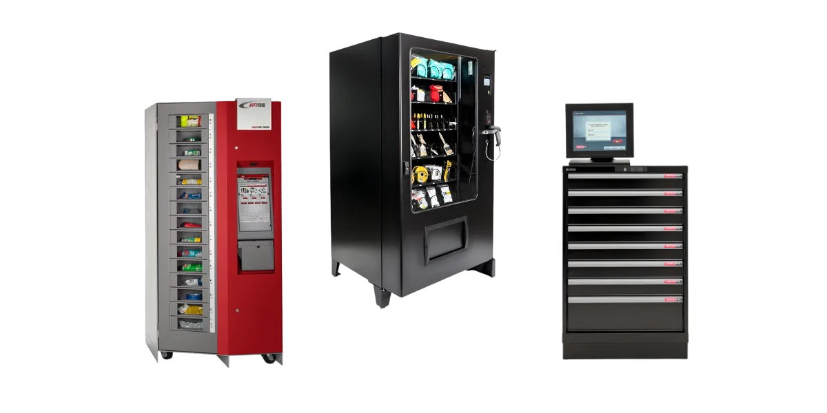 Industrial vending machine environment